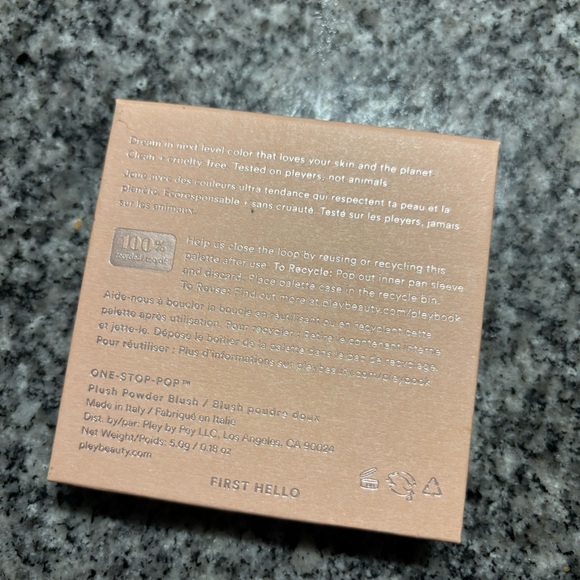 Pley Beauty One Stop Pop Full-Flush Blush in First Hello - Picture 6 of 6